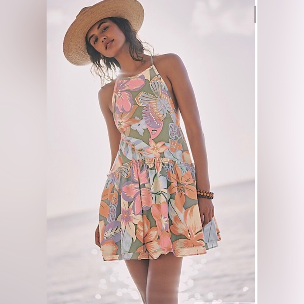 5-Free People Deserted Island Mini Dress